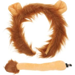 Gadpiparty Make Up Accessories 1 Set Lion Headband Plush Child Lion Hat Clothing Plush Ear Hair Hoop