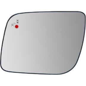 Passenger Side Heated Mirror Glass Compatible with Ford Explorer 2011-2017 Mirror - Mirror For Ford Explorer Mirrors Side Mirrors for Explorer With Rear Holder and Blind Spot Detection