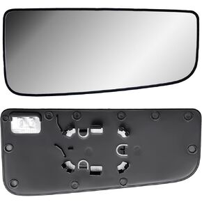 Replacement Driver Left Side Door Towing Mirror Main Flat Big Glass Heated with BLIS (Blind Spot Sensor) and Back Plate for Ford F-150 F 250 F-350 F-450 F-550 from 2015 to 2024