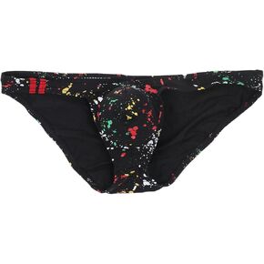 Mens Briefs Cotton Bikini Underwear Print Low Rise Triangle Briefs Panties Breathable Bikini Underpants