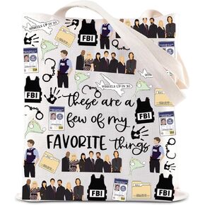ENSIANTH Criminal Movie Inspired Tote Bag True Crime Club Gift True Crime Fan Handbag Behavioural Analysis Unit Gift