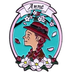 Anne Gables Montgomery Classic Book 1.25" Enamel Pin Badge