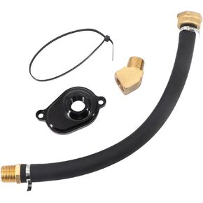Dokili Oil Cooler Flush Kit 6.0L for Ford 2003 2004 2005 2006 2007 2008 2009 2010 Diesel Powerstroke with Aluminum Anodize Adapter