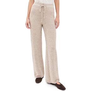 Monrow Women's Cotton Cashmere Relaxed Pants