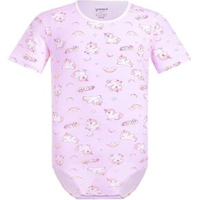 Men's Onesie Short Sleeve Romper Pajamas Mens Leotard Crotch Shirt Bodysuit for Men