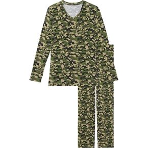 Posh Peanut Adult Pajamas Set - Two Piece Men Loungewear - Soft Viscose from Bamboo Nightwear PJs
