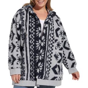 قميص Tommy Hilfiger Flyaway Shrpa للسيدات مع غطاء للرأس