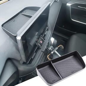 EDBETOS Center Console Dash Storage Tray Compatible with Toyota Rav4 Accessories 2019 2020 2021 2022 2023 2024 Dashboard Organizer Box Tissue Glasses Holder (Not for New 10.5'' Multimedia Display)
