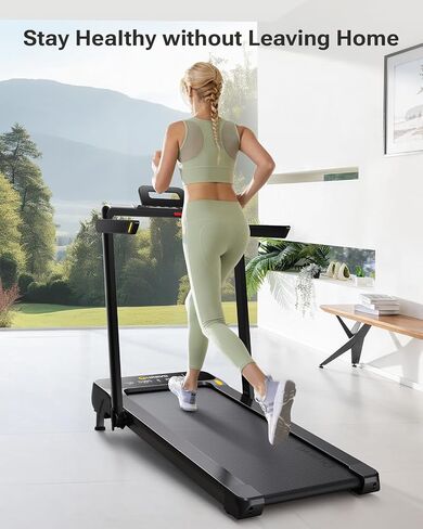UREVO Walking Pad Treadmill with Auto Incline, Under Desk Treadmill, Treadmills for Home Office, with 9 Level Incline, APP Control in Saudi Arabia