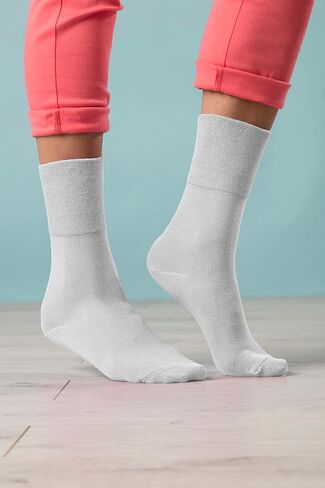 6 Pack of Ladies Diabetic Socks -5-9 us (Purple) in Saudi Arabia