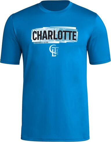 adidas Men's Charlotte Fc Short Sleeve Pre-Game T-Shirt in Saudi Arabia