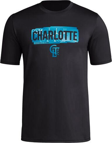 adidas Men's Charlotte Fc Short Sleeve Pre-Game T-Shirt in Saudi Arabia