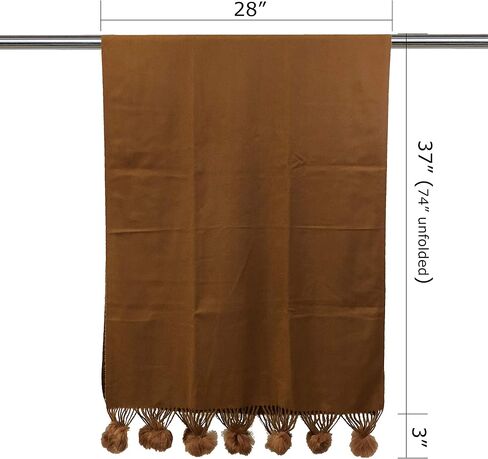 allgala Oversized Cashmere Like Solid Color Wrap Scarf in Kuwait