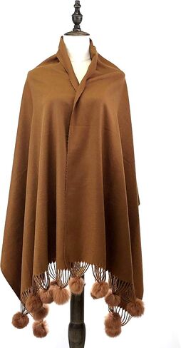 allgala Oversized Cashmere Like Solid Color Wrap Scarf in Kuwait