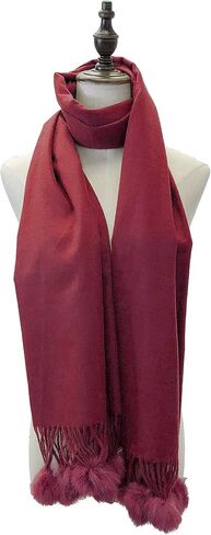 allgala Oversized Cashmere Like Solid Color Wrap Scarf in Kuwait