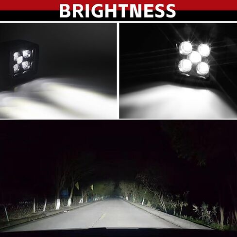 كبسولات LED مكعبة مع مجموعة دعامة تثبيت لسيارة Ford F150 2004-2014 والجيل الأول SVT Raptor، شريط إضاءة LED يتصاعد على الطرق الوعرة، غطاء محرك السيارة على الطرق الوعرة، دعامات تثبيت خفيفة in Kuwait