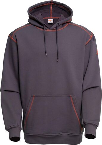 FR Hoodies for Men Flame Resistant Pullover 10.5oz FR Sweatshirt Heavy Weight 100% C Hooded Shirt in Kuwait