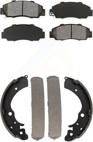 Transit Auto Front Rear Semi-Metallic Brake Pads And Drum Shoes Kit Replacement For Honda Accord CR-V KSN-100105 in Saudi Arabia