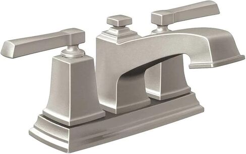 Moen WS84800 Two-Handle Low Arc Bathroom Faucet, Chrome in Saudi Arabia