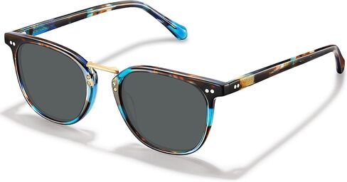 CARFIA Small Face Acetate Polarized Sunglasses for Women UV Protection, Retro Trendy Eyewear Metal Bridge Brow Ladies Sunnies in Saudi Arabia