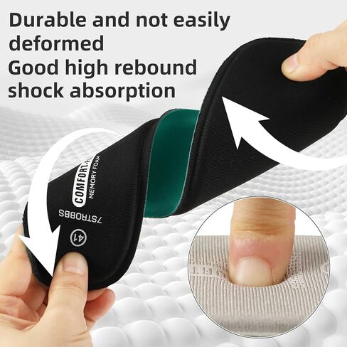 Memory Foam Insoles for Women Comfort Replacement Shoe Inserts for Women Work Boot,Running Shoes,Hiking Shoes,Sneaker,Cushions Shock Absorbing Inner Soles for Foot Pain Relief,Gray US8 in Saudi Arabia
