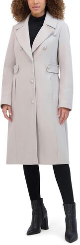 Kenneth Cole Women's Military Wool Blend Overcoat in Saudi Arabia