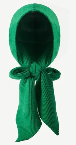 Women Winter Knitted Hooded Hat Pure Color Long Scarf Cap Warm Shawl Wrap Head Scarves Pullover Hat for Winter Fall in Kuwait