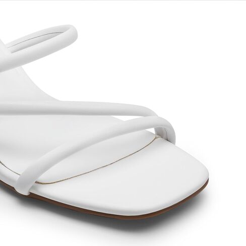 DREAM PAIRS Women's Strappy Heels Open Toe Low Chunky Heel Slip On Mules Square Block Sandals Dress Shoes in Saudi Arabia