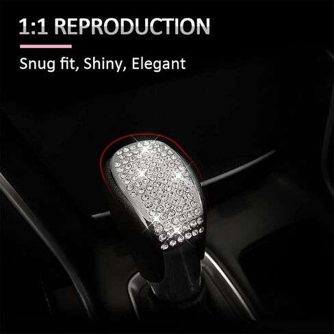 Bling Bling Car Logo Emblem Front Sticker Shiny Crystal Inner Ring Sticker Interior Accessories Compatible with Honda 10th Generation Civic Sedan 2018 2019 2020 2021 2022 in Saudi Arabia