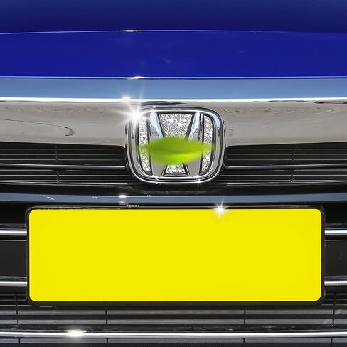 Bling Bling Car Logo Emblem Front Sticker Shiny Crystal Inner Ring Sticker Interior Accessories Compatible with Honda 10th Generation Civic Sedan 2018 2019 2020 2021 2022 in Saudi Arabia