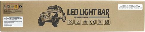 SKYWORLD شريط إضاءة LED مغناطيسي للسيارة 20 بوصة 126 وات أضواء القيادة على الطرق الوعرة مع مجموعة كابلات أسلاك 12 فولت + حامل حامل قاعدة مغناطيسية قوية لشاحنة الطرق الوعرة SUV 4x4، 6000K أبيض in Kuwait
