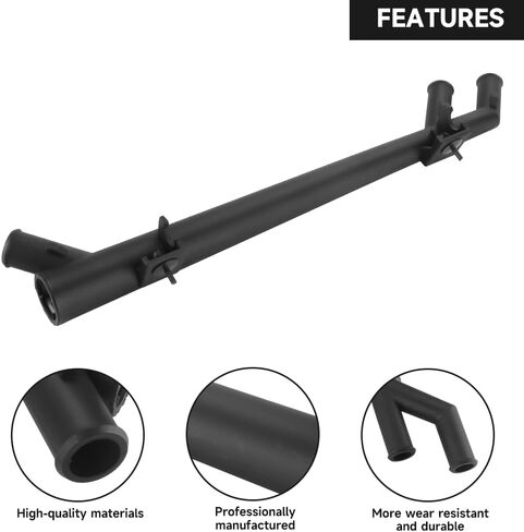 Heater Hose Outlet Tube Water Pump Coolant Tube Thermostat Assembly - Compatible for Ford Focus 2000-2004 - Replace Part YS4Z-8290-BA in Kuwait