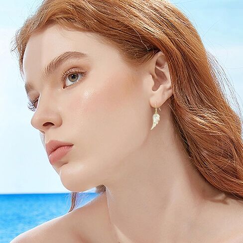 URONE Angel Wings Earring for Women Sterling Silver Fashion Dangle Drop Earring Angel Jewelry for Women in Saudi Arabia