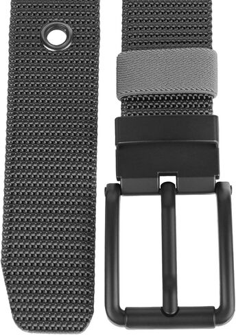 moonsix Cut to Fit Nylon Holes Belt with Alloy Square Buckle Casual Single Grommet Webbing Belt for Men Women in Kuwait