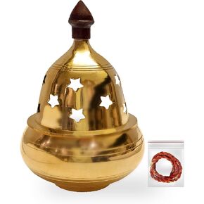 SATVIK Extra Large Brass Akhand Diya Decorative Akhand Jyot Diwali Dia Deepawali Puja Deepak Traditional Oil Lamp Diyas Pooja Kutthu Vilakku Deepam Kodiyu Table Diya Tea Light Holder Indian Gift Item