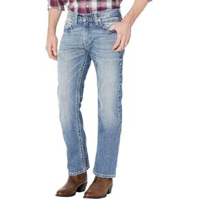 ARIAT Men's M7 Rocker Shasta Light Stretch Slim Straight Jeans Blue 31W x 32L