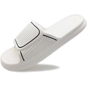 Cloud Slides for Women and Men Pillow House Slippers Non-Slip Shower Shoes Fit Bathroom Bedroom Pool Beach