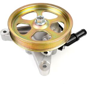 Power Steering Pump with Pulley Compatible with Acura MDX 3.5L 3.7L & Honda Pilot 3.5L 2005-2008 & Odyssey 3.5L 2005-2010