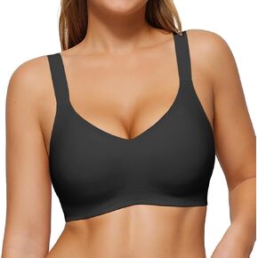 Wireless Bras for Women No Underwire Full Coverage Seamless Supportive Push Up Sleep Everyday Bra for Big Breast