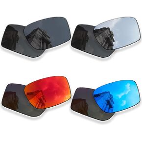 4 Pairs Polarized Replacement Lenses for Ray-Ban Justin RB4165 54mm Sunglasses, Anti-Scratch and Impact Resistant