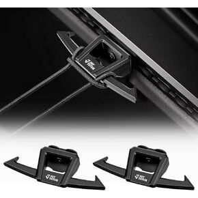JOYTUTUS L Track Hooks Cleats Compatible with Cybertruck 2024 2023 Multifunctional L Track Cleats Bottle Opener Truck Bed Hooks, Cybertruck L Track Accessories