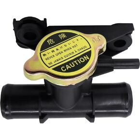 Hisport Engine Radiator Coolant Filler Neck with Fully Sealed Cap 25329-2K000/25330-3K000 Compatible with Kia Soul 1.6L 2.0L Wagon 5 Door 2010-2011