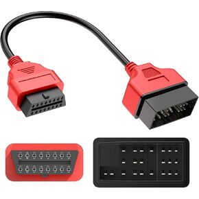 Autel Original 22 Pin OBD1 to 16 Pin OBD2 Convertor Adapter Cable for Toyota, Work with Diagnostic Scanner Autel MaxiCOM MK808S MK808BT PRO MX900 MK900BT MaxiSys Elite MS906 PRO MS906 PRO-TS MSUltra