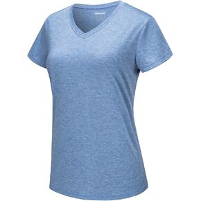 TACVASEN Women's Short Sleeve Running Shirts Lightweight Quick Dry T-Shirts Outdoor Hiking Tops