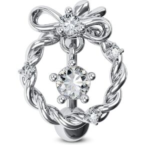 COCHARM 14G عيد الميلاد حلقات زر البطن المفصلي أعلى أسفل البطن السرة خواتم للنساء النساء هيبوالرجينيك ثقب البطن مجوهرات in Kuwait