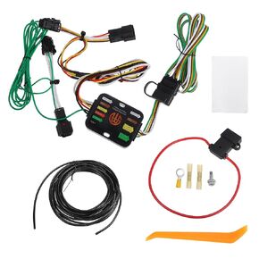 Vehicle 4-Pin Trailer Wiring Harness Kit, for Hyundai Tucson 2010-2018 Black, 1 Set