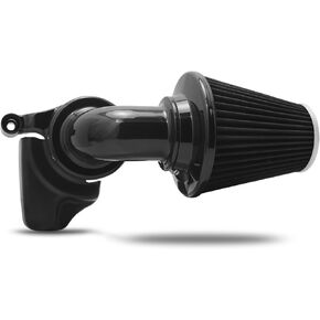 For harley air cleaner filter sportster street road glide king for harley davidson motorcycle air intake (Nake style -Black, D-For M8 Touring/Softail 2018-UP)