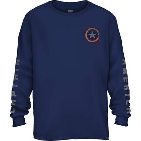 Marvel Avengers Captain America Shield Avengers Long Sleeve Adult T-Shirt