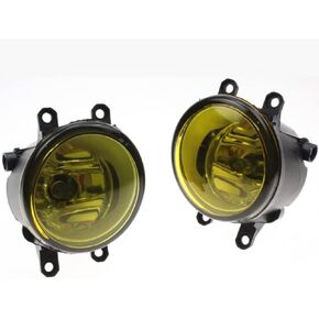 Pair of 12V 55W Halogen Yellow Fog Light Lamp Left Right Side Compatible for Toyota Corolla Camry Highlander Prius Sienna Tacoma Avalon Venza RAV4 Yaris Matrix Solara Lexus GX460 IS250 IS350 RX350