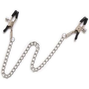 Stainless Steel Nipple Chain Clip Non-Piercing Adjustable Body Clips Jewelry for Women